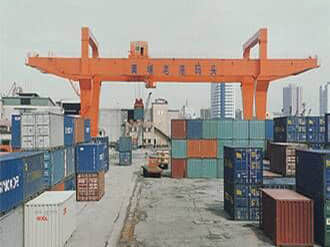 南京黄埔老港码头JMG3540集装箱龙门吊